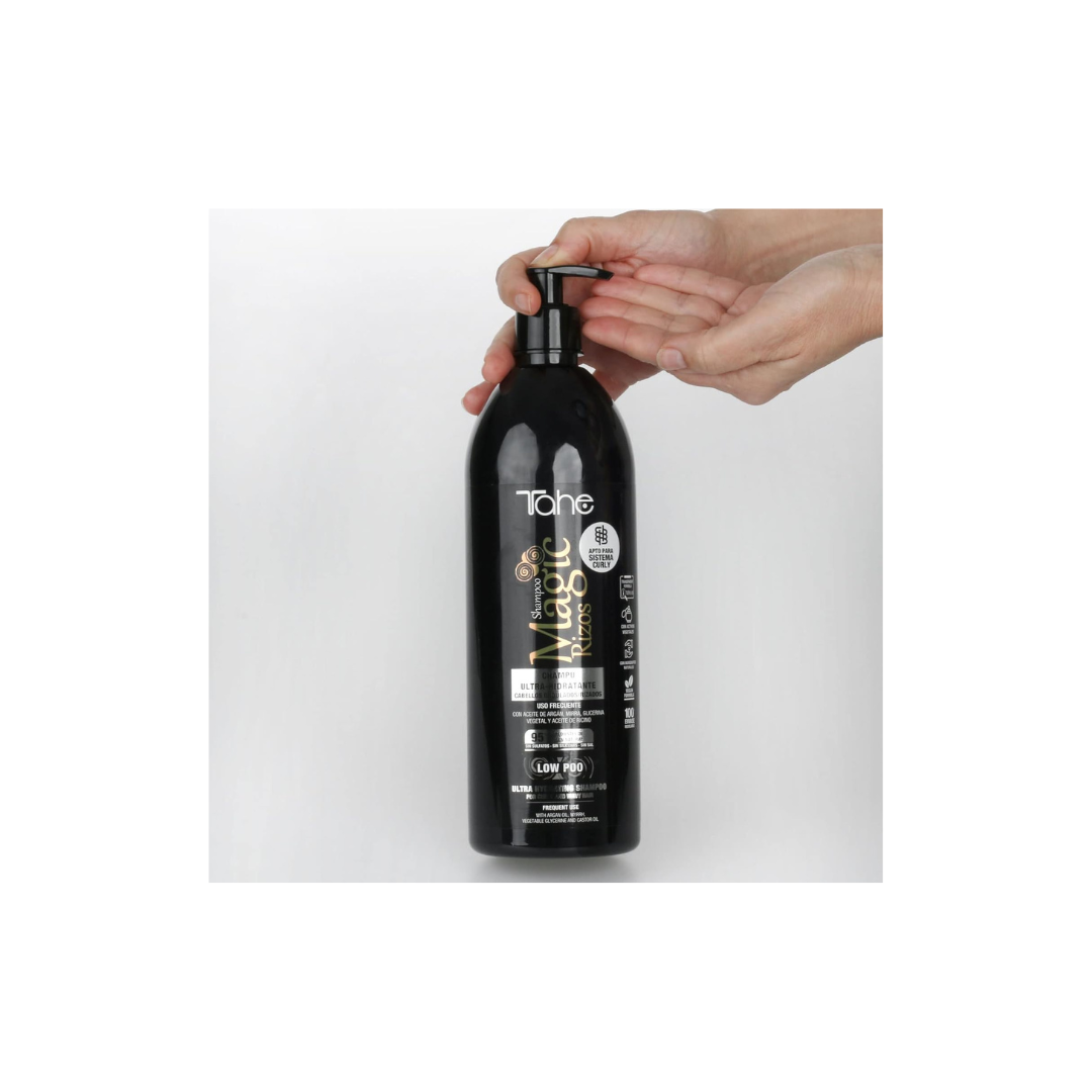 Tahe Magic Curls Ultra Hydrating Shampoo 1000ml + curl activator 500ml