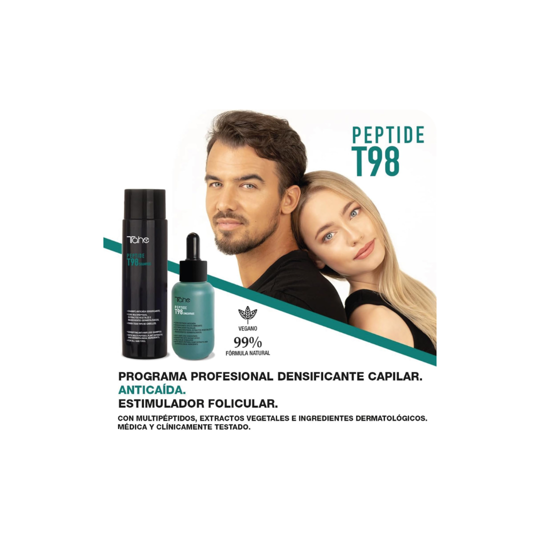 T98 Peptide Anti-Hair Loss Densifying Pack – Shampoo 300 ml + Concentrate 50 ml