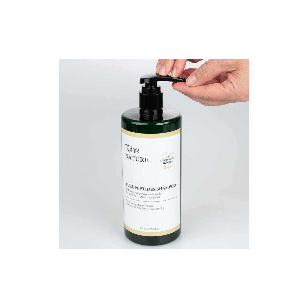 ahe Nature Sulphate-Free Pure Peptides Shampoo with Hair Repairing Biotechnology, 750 ml