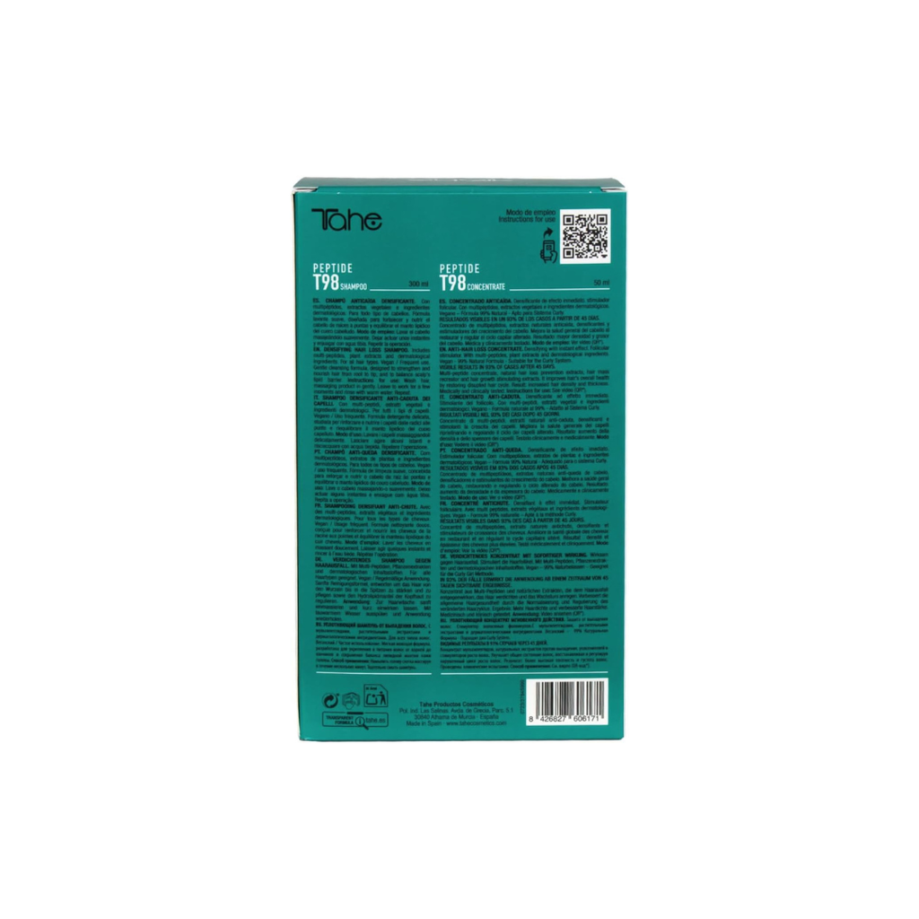 Shampoo + Tahe Peptide T98 repair concentrate