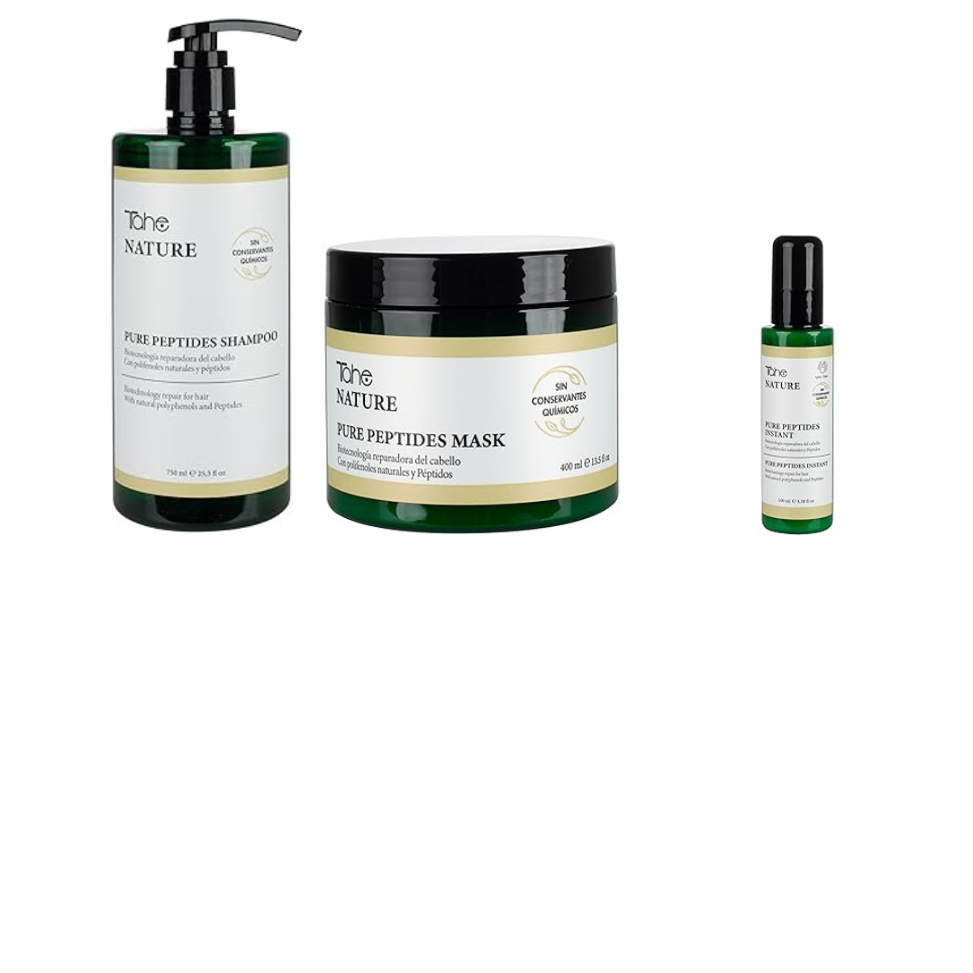 Tahe Nature Pure Peptides Pack - Shampoo + Mask + Instant